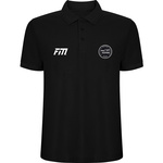 Black polo shirt