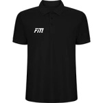Black polo shirt