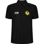 Black polo shirt
