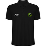 Black polo shirt