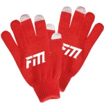 Winter gloves with a smartphone touch function