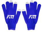 Winter gloves with a smartphone touch function