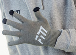 Winter gloves with a smartphone touch function
