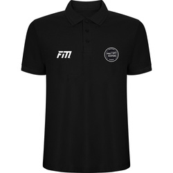 Black polo shirt
