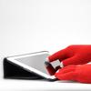 Winter gloves with a smartphone touch function