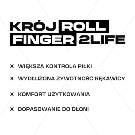 Rękawice bramkarskie Invictus X ALL BLACK