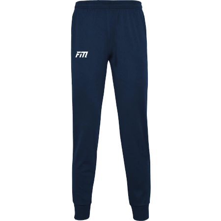 Spodnie treningowe ze ściągaczem - granatowe