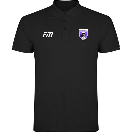 Black polo shirt