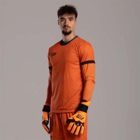 Koszulka sublimowana termoaktywna z długim rękawem - Varis X - ORANGE