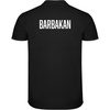 Black polo shirt