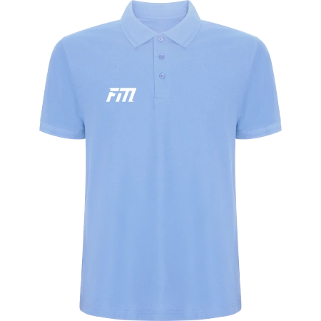 Koszulka polo 190g/m² - błękitna