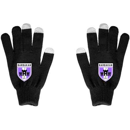 Winter gloves with a smartphone touch function