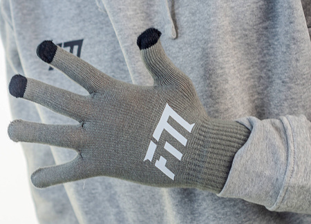 Winter gloves with a smartphone touch function
