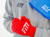 Winter gloves with a smartphone touch function