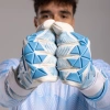 Rękawice bramkarskie Varis X PRO WHITE BLUE