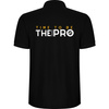 Black polo shirt