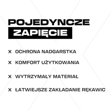 Rękawice bramkarskie Varis X ALL BLACK