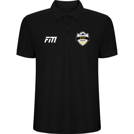 Black polo shirt