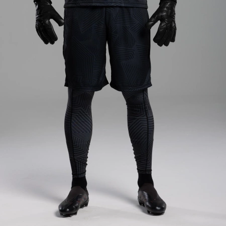 Spodnie sublimowane termoaktywne - Varis X - ALL BLACK