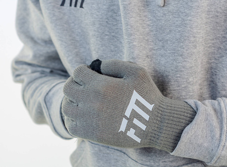 Winter gloves with a smartphone touch function