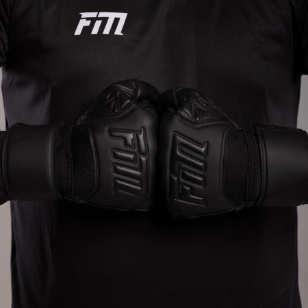 Rękawice bramkarskie Invictus X ALL BLACK