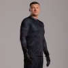 Koszulka sublimowana termoaktywna z długim rękawem - Varis X - ALL BLACK