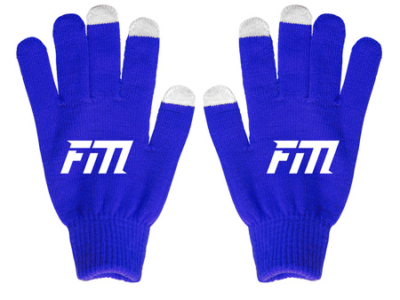Winter gloves with a smartphone touch function
