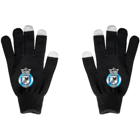 Winter gloves with a smartphone touch function