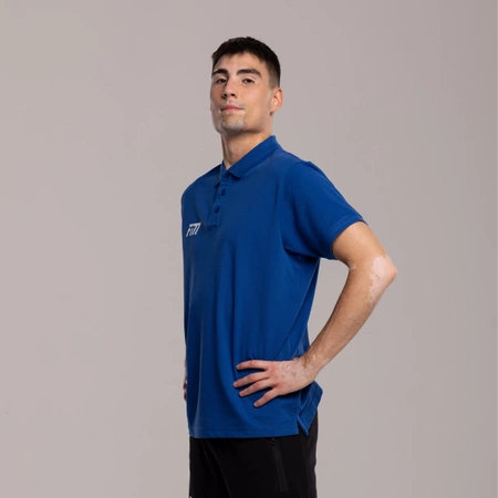 Black polo shirt