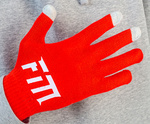 Winter gloves with a smartphone touch function