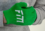 Winter gloves with a smartphone touch function