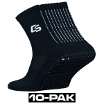 10-pack - Control Socks Black 