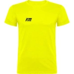 Koszulka Poliestrowa Dry Control Żółta Fluorescencyjna 