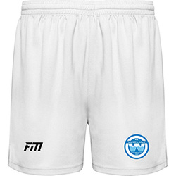 Spodenki Treningowe Bez Siateczki Białe