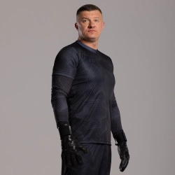 Koszulka sublimowana termoaktywna z długim rękawem - Varis X - ALL BLACK