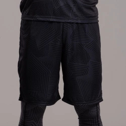Spodenki sublimowane - Varis X - ALL BLACK